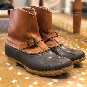 Vintage Men’s L.L. Bean “Bean Boots” with buckle